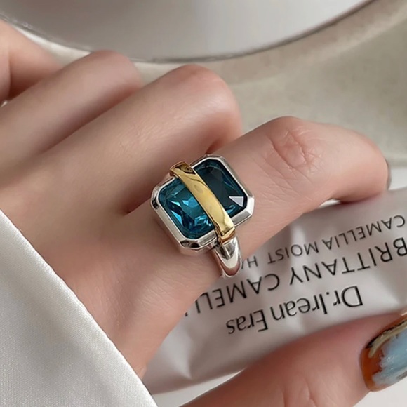 New set rings (Silver plating) - Picture 3 of 6